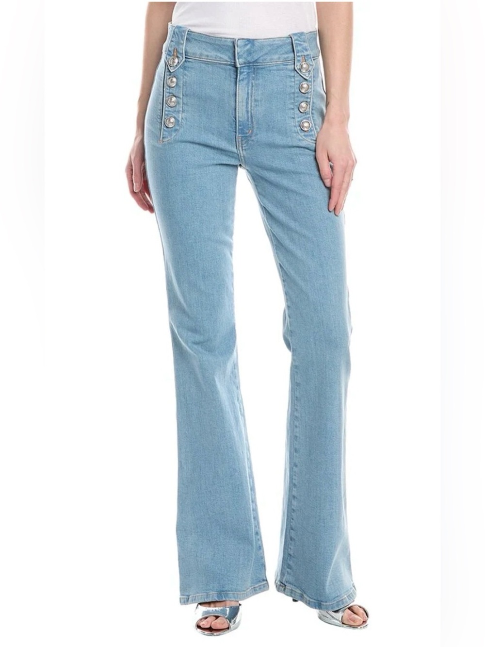 10 Crosby Derek Lam Robertson Dover Light Flare Jeans